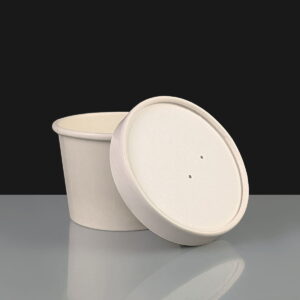 8oz Paper Soup Container and Lid