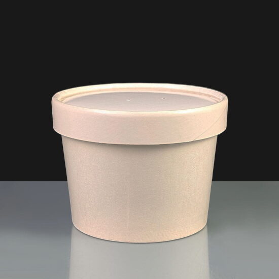 8oz Paper Soup Container and Lid 8oz Paper Soup Container and Lid