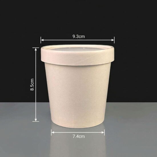 12oz Paper Soup Container and Lid 12oz Paper Soup Container and Lid