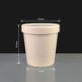 12oz Paper Soup Container and Lid