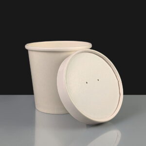 12oz Paper Soup Container and Lid