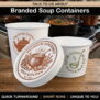 branding soup containers